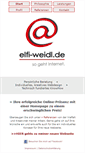 Mobile Screenshot of elfi-weidl.de